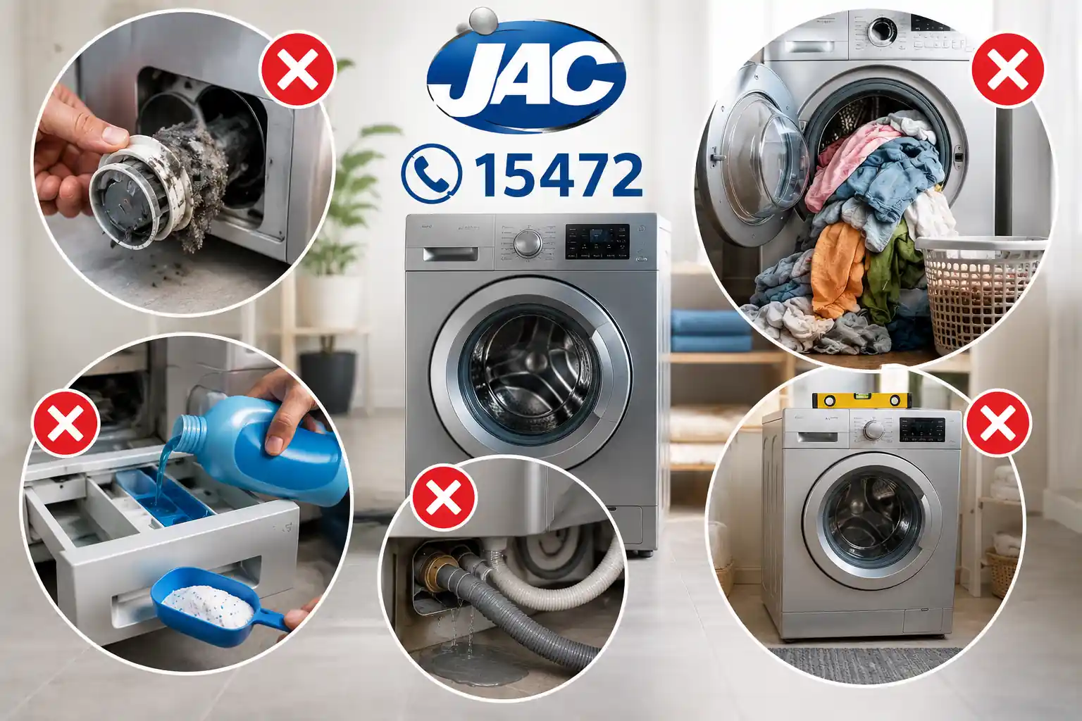 نصائح لتجنب اعطال الغسالات نصائح لتجنب اعطال الغسالات